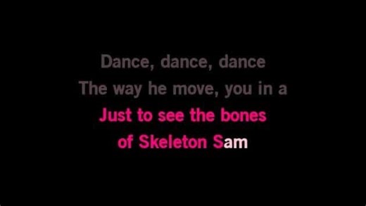 Karaoke Skeleton Sam - Lvcrft - CDG, MP4, KFN - Karaoke Version
