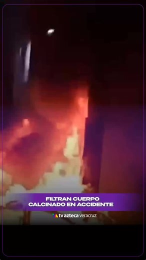 TV Azteca Veracruz on Instagram: "¡IMÁGENES FUERTES! 🔥😱 Un terrible accidente en la Antigua Carretera Nacional de Monterrey dejó S1N V1D4 a un hombre luego de que su vehículo se impactará contra un muro y se incendiará por completo 🚗🔥⁣ ⁣ #Monterrey #AccidenteVial #NoticiasMéxico #VideoViral #TVAztecaVeracruz"