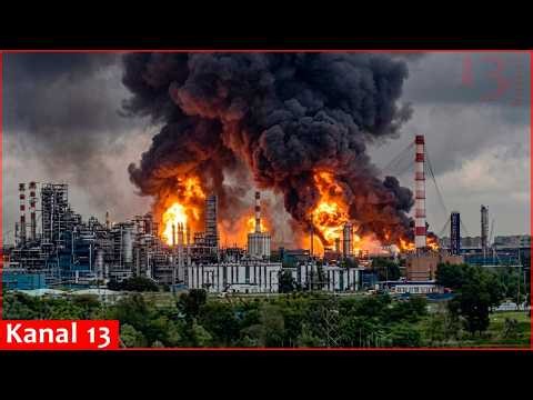 Massive drone attack on Moscow: the region's largest oil refinery is on fire