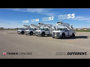 Terex TRX Series of Telescopic Bucket Trucks