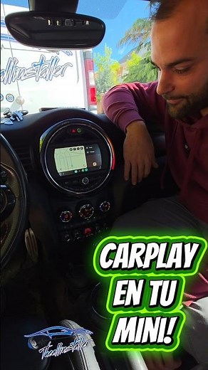 CarPlay and Android Auto in your Mini Cooper, Mini One.... 🚗📱 #carplay #androidauto #Upgrade #Mini