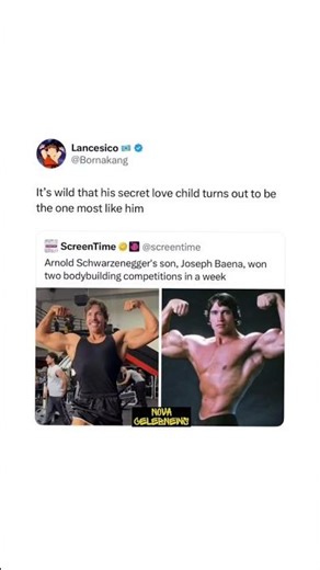Arnold's "Secret Love Child" Is the One Most Like Him 💪 #shorts #ArnoldSchwarzenegger