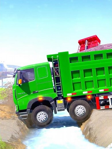 Spintires: MudRunner -SHACMAN DELONG X3000 Towing a Truck on a Snowy Road Ep 409