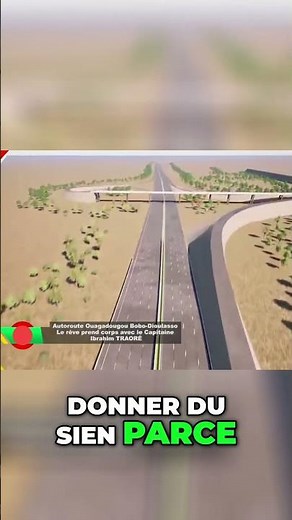 L'Autoroute Ouaga-Bobo: Plus Vite, Plus Loin, Ensemble! #shorts