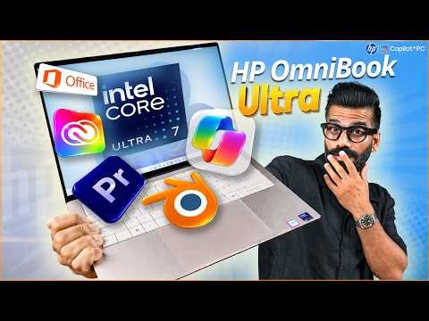 HP OmniBook Ultra Copilot+ PC Unboxing & First Look - Best AI Laptop for Achievers?🔥🔥🔥