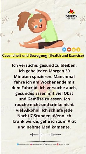 Deutsch lesen lernen – Leichte Texte für Anfänger A1 -A2 #DeutschA1 #LesenLernen #DeutschFürAnfänger