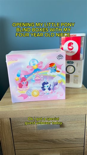 Andrew Levins / DJ Levins on Instagram: "Opening @funismglobal’s new My Little Pony blind boxes with my four year old niece #mylittlepony #funism #gifted"