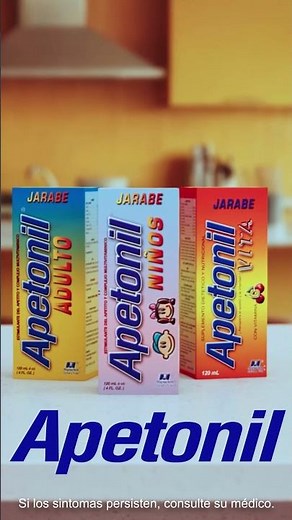 Apetonil, multivitamínico y estimulante del apetito. #apetito