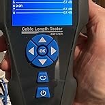 NOYAFA NF-8209S Network Cable Tester, Ethernet Cable Tester with CAT5, CAT6 Line Tracer, PoE, NCV, Length Test, Port Flashing, Fault Line Scan for Cable Grooming, LAN Network Cable Tracer Kit