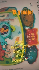 Vtech RHYMES AND DISCOVER BOOKS ANIMALS sounds #ma #nurseryrhymes