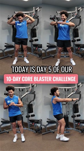 Core Blaster 10-Day Challenge - Day 5 | Six Pack Abs | All Standing, No Equipment Workout