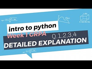 week 1 GRPA explanation || intro to python || IITM BS DATA SCIENCE || #python #coding #viralvideo