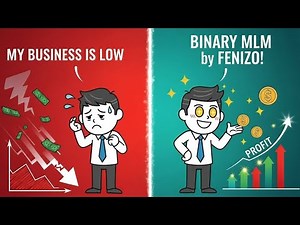 Binary MLM Plan Explained in 40 Seconds | Grow Faster with Fenizo MLM Software