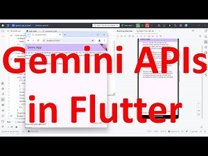 How to integrate Gemini AI APIs in Flutter Android and Web Apps?