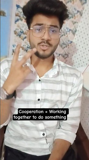 Day 8 – Cooperation Meaning | English Vocabulary for Beginners