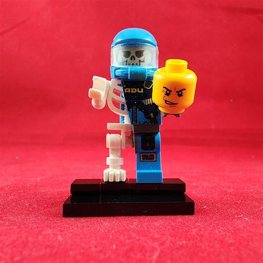 Original Minifigure Art Alien Defense Unit Soldier Skeleton - Etsy