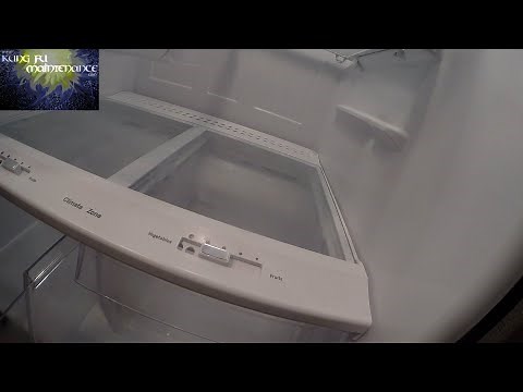 How To Get Between Or Remove Bottom Fridge Drawer Glass For GE Refrigerator Cleaning
