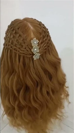 Hair Waterfall in 4 Layers | Easy & Elegant Hairstyle Tutorial ✨