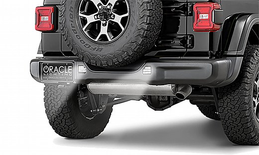 Oracle Lighting 5874-504 Rear Bumper LED Reverse Lights for 18-22 Jeep Wrangler JL