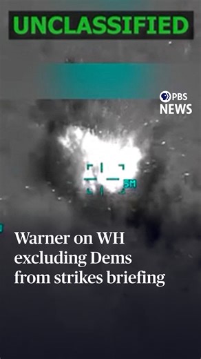 Top Senate Democrats are blasting the White House after being excluded from a classified briefing on recent U.S. military strikes against boats in the Caribbean and the Pacific. The Trump administration says the strikes are targeting suspected drug traffickers. The briefing held on Wednesday included more than a dozen Republican senators, but no Democrats. The development comes as lawmakers on both sides of the aisle are already raising concerns about transparency and oversight. Sen. Mark Warner