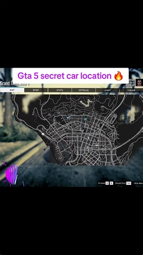 Gta 5 secret car location 🔥 #viral #gta5 #fyp #car #location