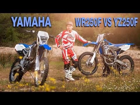 Yamaha WR250F VS YZ250F, test Enduropro