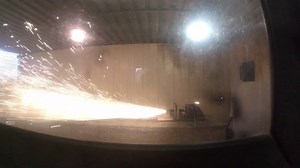 Static test of the 38mm DMS moonburner currently under development. It comes out to about an H55DM, we will have a couple demos at #Airfest this weekend. | AeroTech Consumer Aerospace