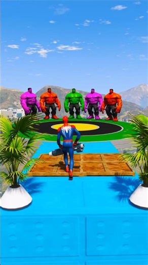 GTA 5 Epic Water Ragdolls Spiderman Jump/Fails Ep 617 #shorts​