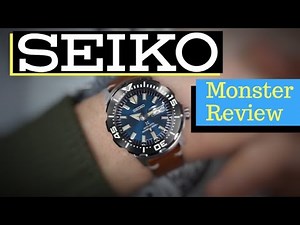 Seiko Prospex Monster Blue Dial Divers 200M Automatic SRPD25 Full Review