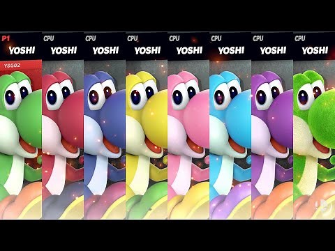 Super Smash Bros. Ultimate All Yoshi Gameplay (redone)