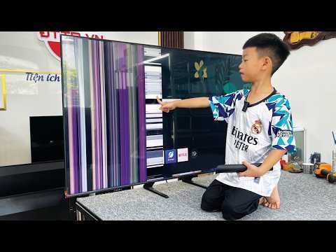TV Has Vertical Lines? 6-Year-Old Fixes It by Cleaning Oxidized Cable!