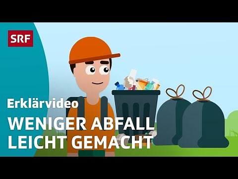 So machst du weniger Abfall – einfach erklärt | Kindervideos | SRF Kids