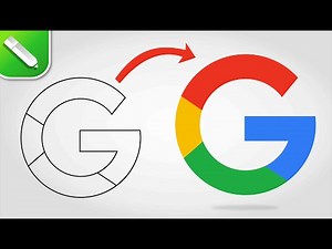 How to Make Google Logo Design in CorelDraw Tutorial