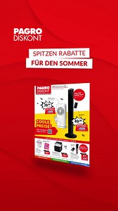  Top-Angebote für Haushalt & Outdoor bei PAGRO DISKONT!  Geniale Produkte für den Sommer, -30% auf Garten- und Camping-Artikel und vieles mehr im aktuellen Flugblatt  https://bit.ly/flugblatt_pd25 Jetzt in deiner PAGRO DISKONT Filiale stöbern oder bequem online auf pagro.at sparen – schnell sein lohnt sich! ‍♀️‍♂️ ️ Aktionen gültig bis 11.06.2025, wenn nicht anders angegeben. | PAGRO & LIBRO | Facebook