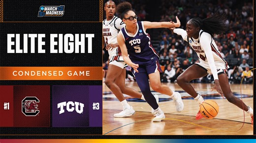 South Carolina vs. TCU - Elite Eight NCAA tournament extended highlights