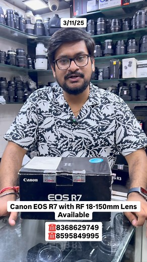Canon EOS R7 Body with RF 18-150mm Lens Available #Photography #Photographer #PhotoOfTheDay #InstaPhotography #PhotographyLovers #JustGoShoot #DelhiCameraSale #Camera #DSLR #Mirrorless #CameraLens #CameraSale #CameraForSale #UsedCameraSale #BuySellCamera #CameraPurchase #PhotographyGear #CameraShop #CameraStore #OldIsGoldCamera #UsedGear #PreOwnedCamera #BestDeals #CameraMarket #PhotographyEquipment | SUBHAMM DIGITAL