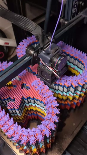 3D Printed Two-Headed Coil Dragon Project