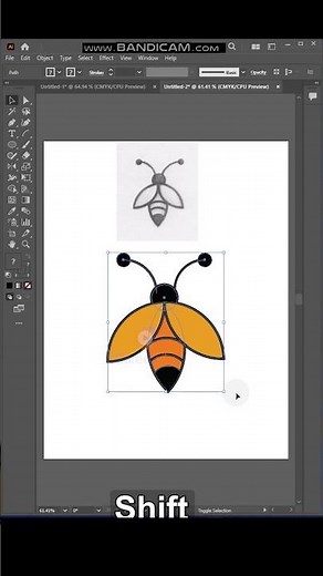 Adobe Illustrator tutorial #trending #tutorial #adobeillustrator #shorts