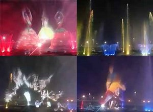 267K views · 2.6K shares | Laser water show at Gomti riverfront mesmerises Lucknow residents | The Times of India | Facebook