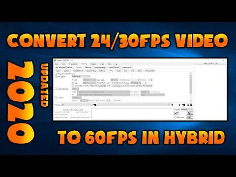 [2020] How to Convert ANY 24FPS, 30FPS, or Other FPS Video to 60FPS (Read Pinned Comment)