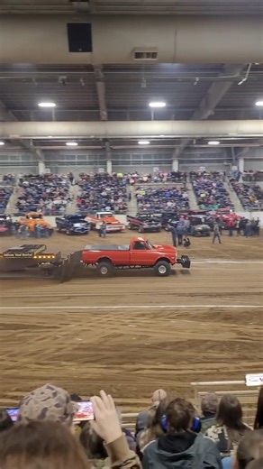 Obs Small Block Chevy💥Pulling @ 2026 Pa Farm Show. #reels #shorts #truck #chevy #motorsport #fyp