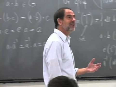 Benedict Gross talks about a first course in Abstract Algebra