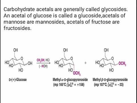 Glycoside Formation (Explanation with Mechanism)