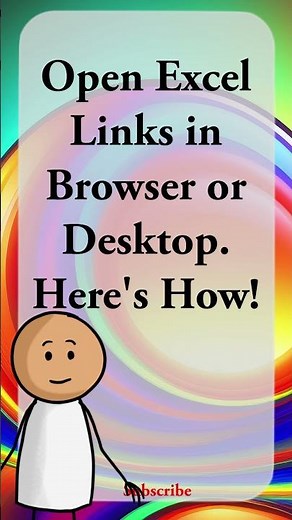 Open Excel Links in Browser or Desktop? 🤔 Here's How! 💻 #hyperlink #microsoft365 #excel #exceltricks
