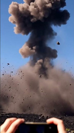 Caught on Camera: The Exact Moment a Volcano Explodes! 💥