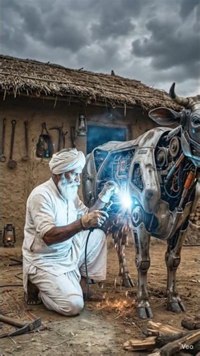 The Farmer Who Repaired a Robot Cow and Changed His Destiny 🤖🐄 | AI Story