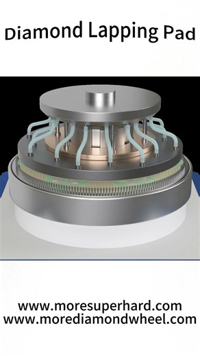 Diamond lapping pad