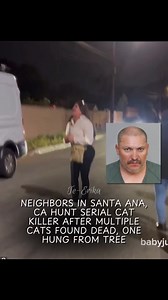 267K views · 263 reactions | SERIAL CAT KILLER RELEASED - Alejandro Oliveros Acosta, 45, a suspected serial cat killer in Santa Ana was arrested for felony animal cruelty but later released on bail. Residents say Alejandro used a needle to inject a substance into a cat who was later found dead and another cat was found hanging from a tree. Protestors took to the streets trying to track him down. | Te-Erika Patterson | Facebook