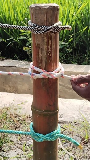 Perfect secure knot tutorial, satisfying finish, #YouTubeShorts #KnotTutorial #LifeHacksUSA#USA,