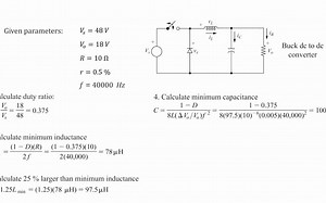 计算和设计Buck变换器How to Calculate and Design Buck Converter using MATLAB Simulink